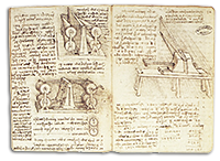 Códice de Leonardo da Vinci.