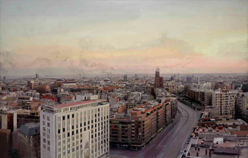 Vista de Madrid del pintor Antonio López.