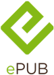 El logotipo del formato de archivo Epub.