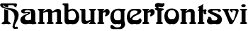 Arnold Böcklin, una fuente caligráfica gráfica.